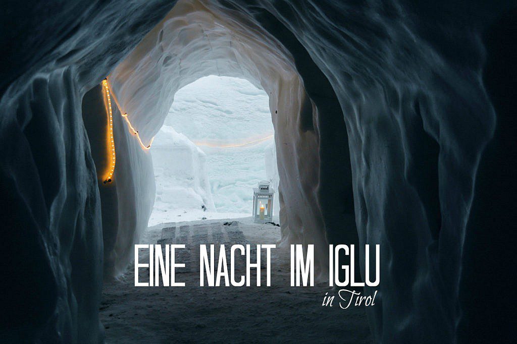 Iglu Übernachtung in den Alpen - Schneedorf Hochötz
