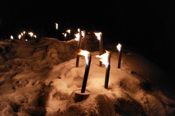 Iglu Übernachtung in den Alpen