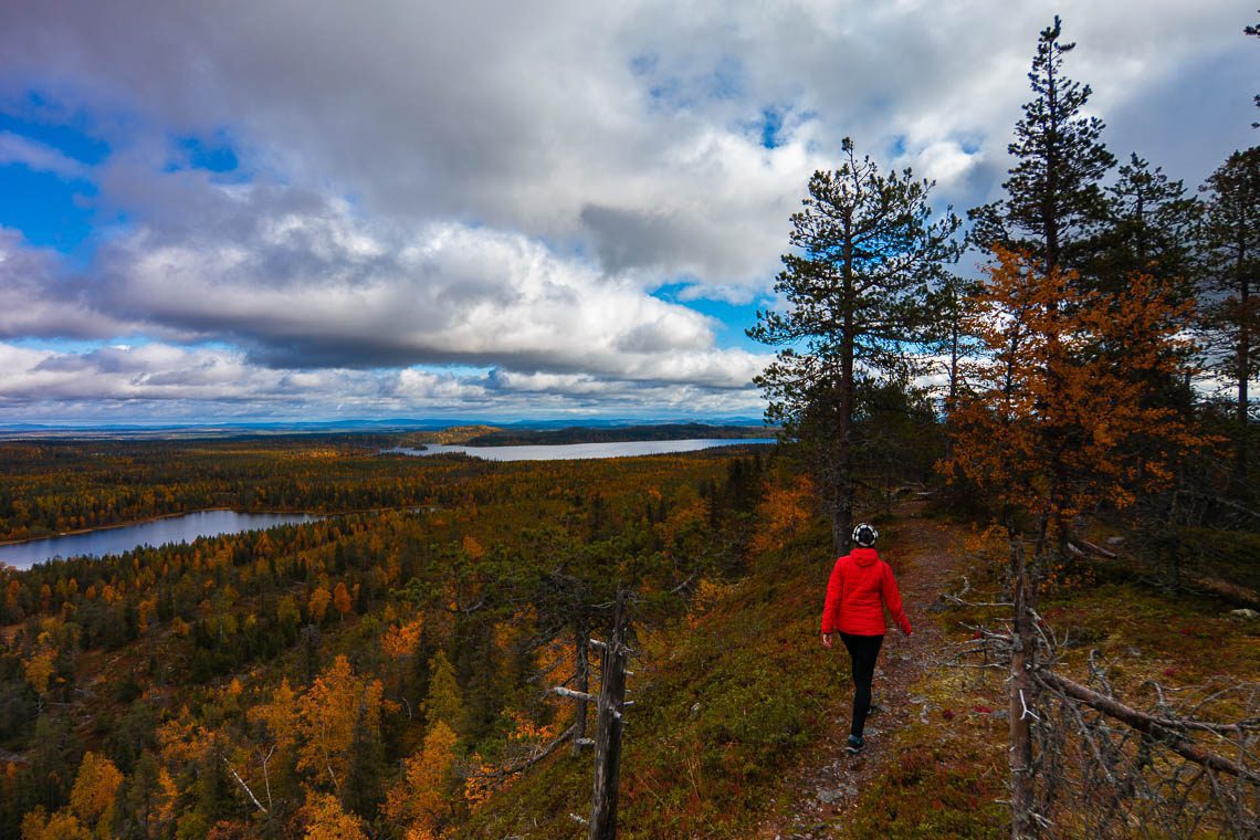 Indian Summer in Lappland - Aktivurlaub im herbstlichen Lappland - Konttainen Hill