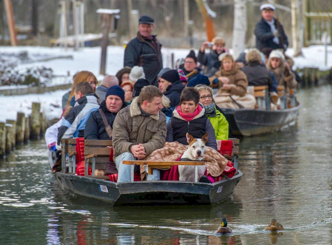 Kahnfahrt während der Spreewaldweihnacht © Veranstalter
