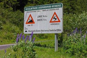 Nockalmstraße in Kärnten
