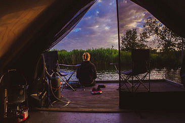 Floating Lodge Floß Fort Uitermeer