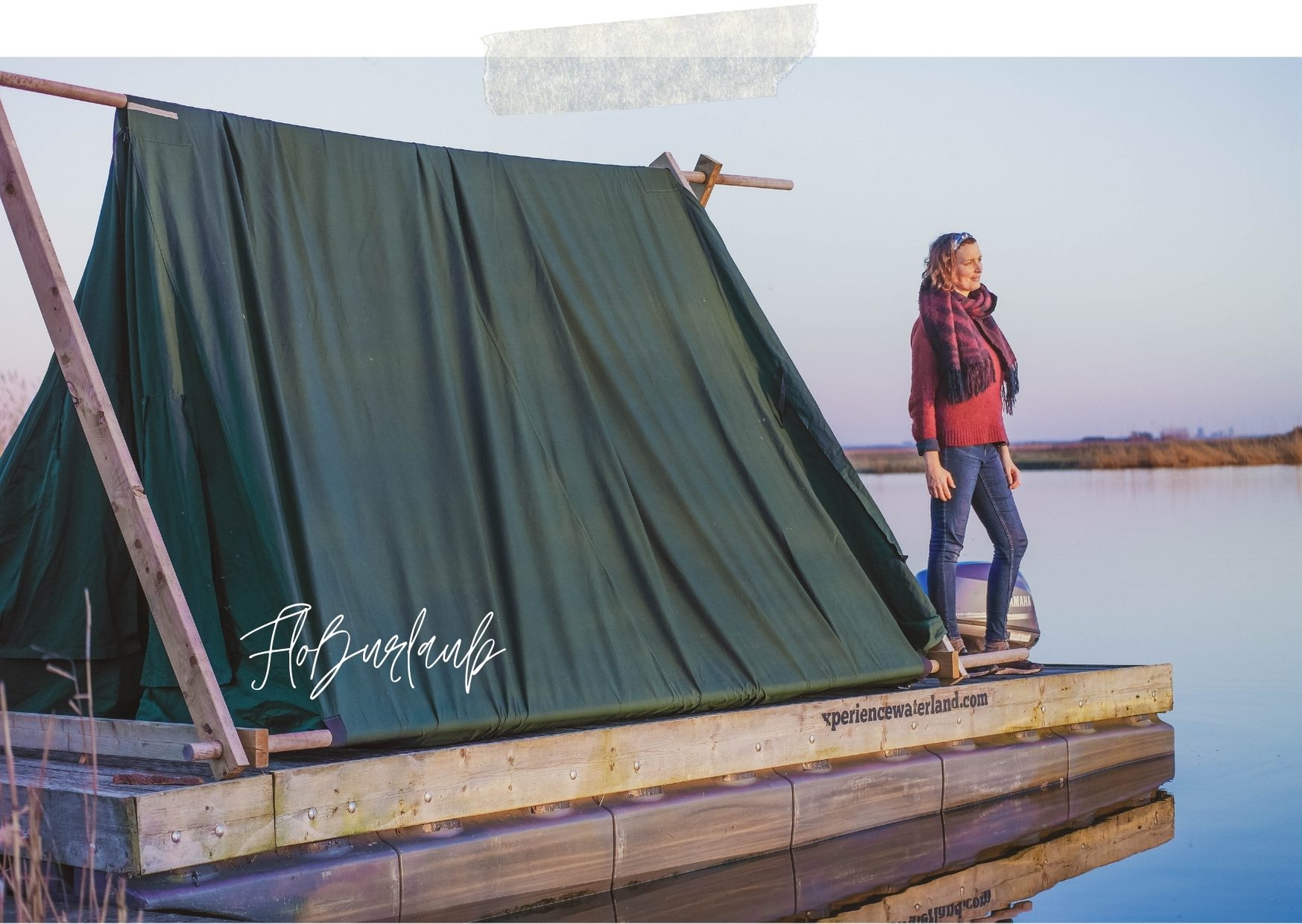 Mikroabenteuer Floßurlaub bei Amsterdam