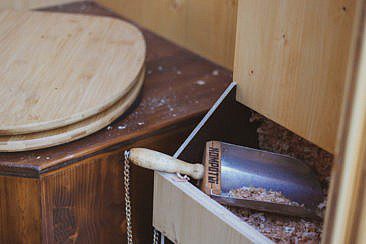 Komposttoilette im Trekking-Camp