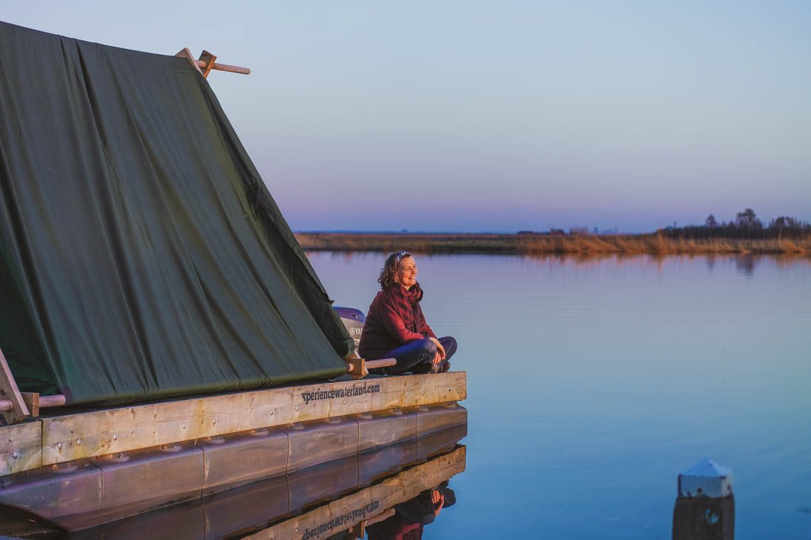 Floß Übernachtung Niederlande