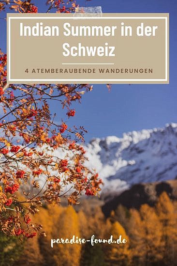 Indian Summer in der Schweiz
