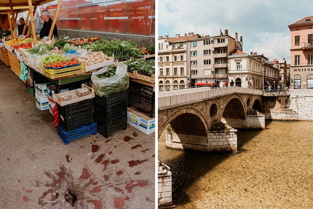 Sarajevo Roses und Todesort Franz Ferdinand