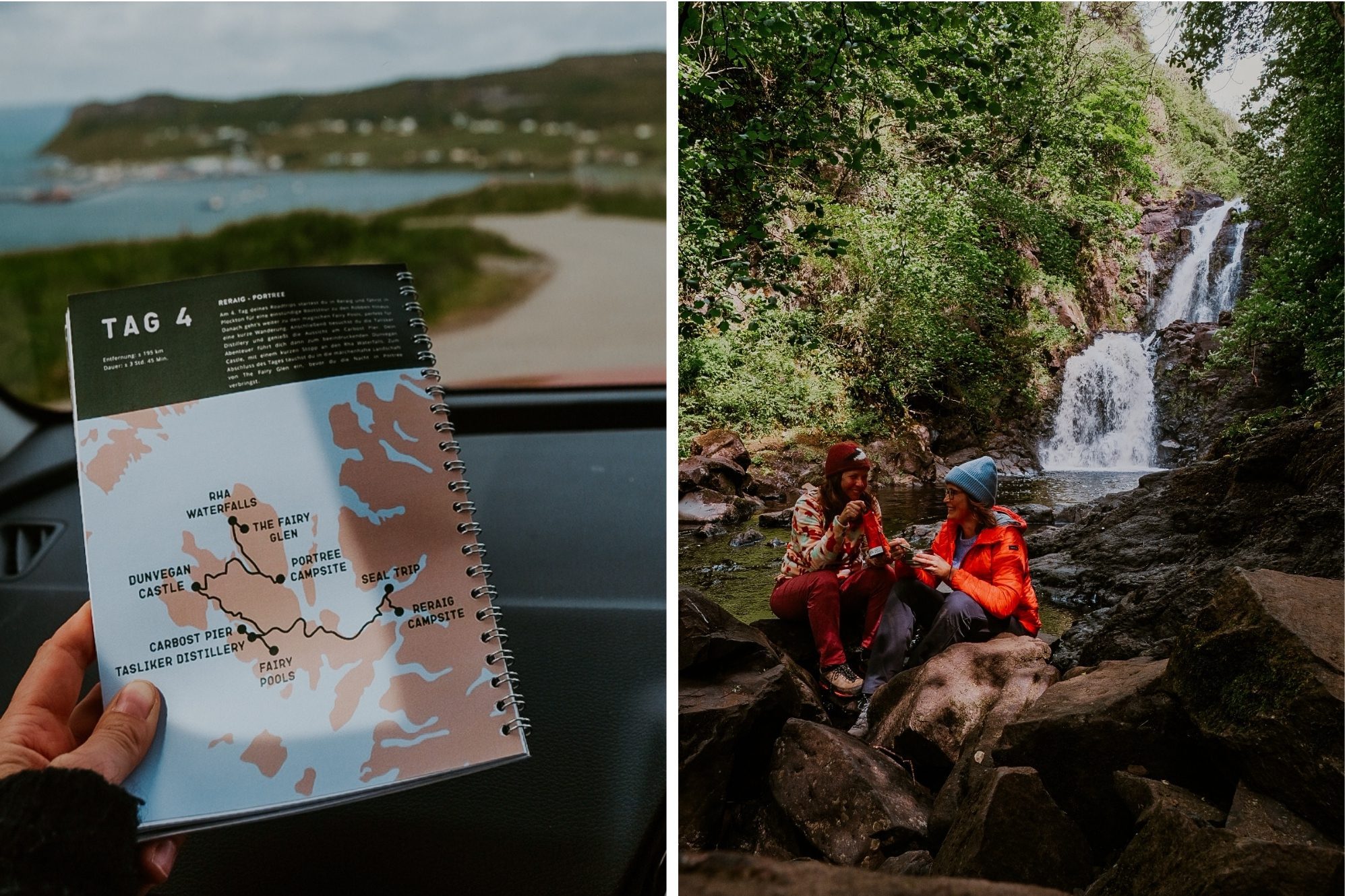 Rha Waterfall Isle of Skye Schottland Sehenswürdigkeiten