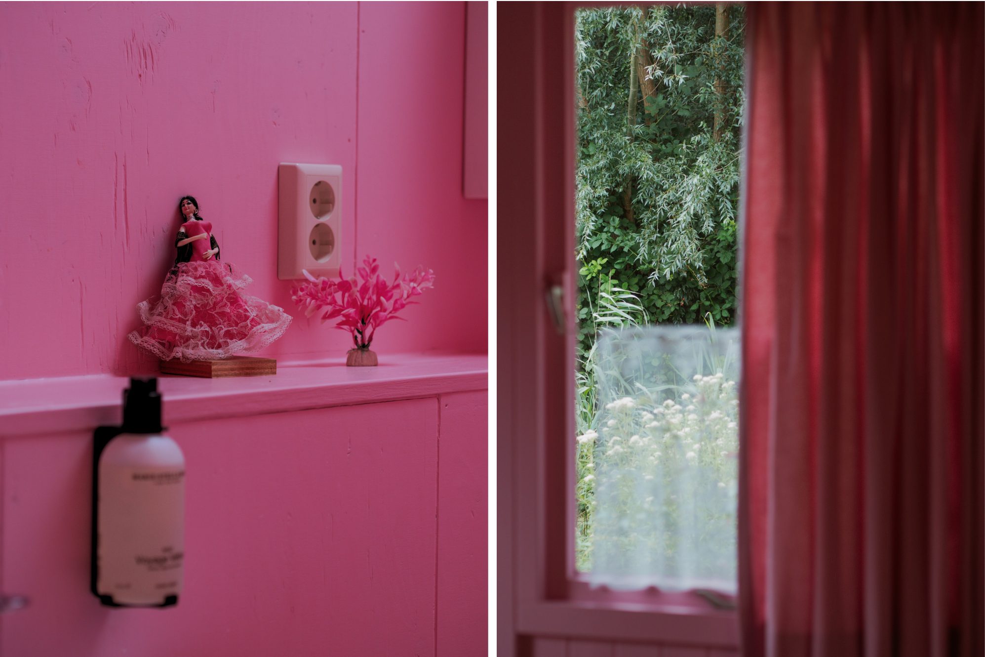 Die pinke "Luxe kamer" war der absolute Knaller und wir haben uns dort sehr wohlgefühlt.