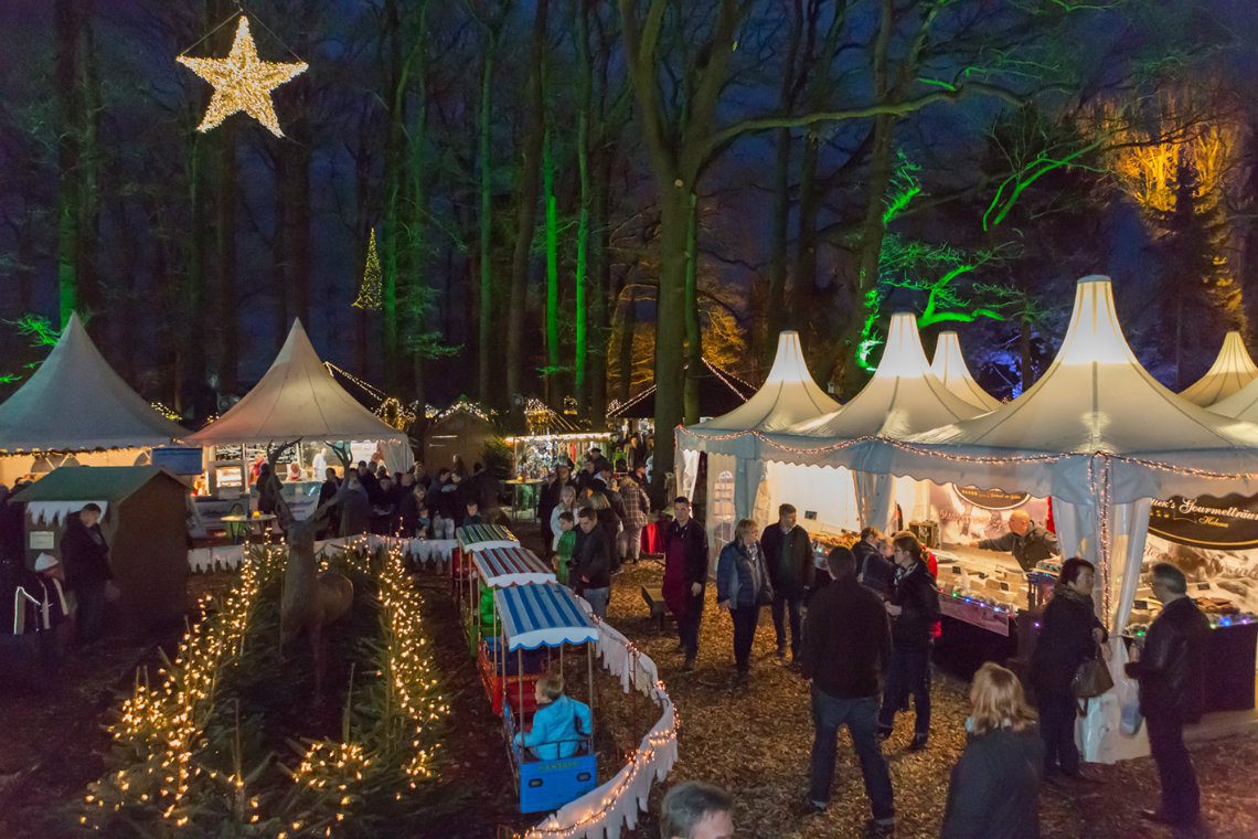 Waldweihnachtsmarkt auf dem Landgut Krumme