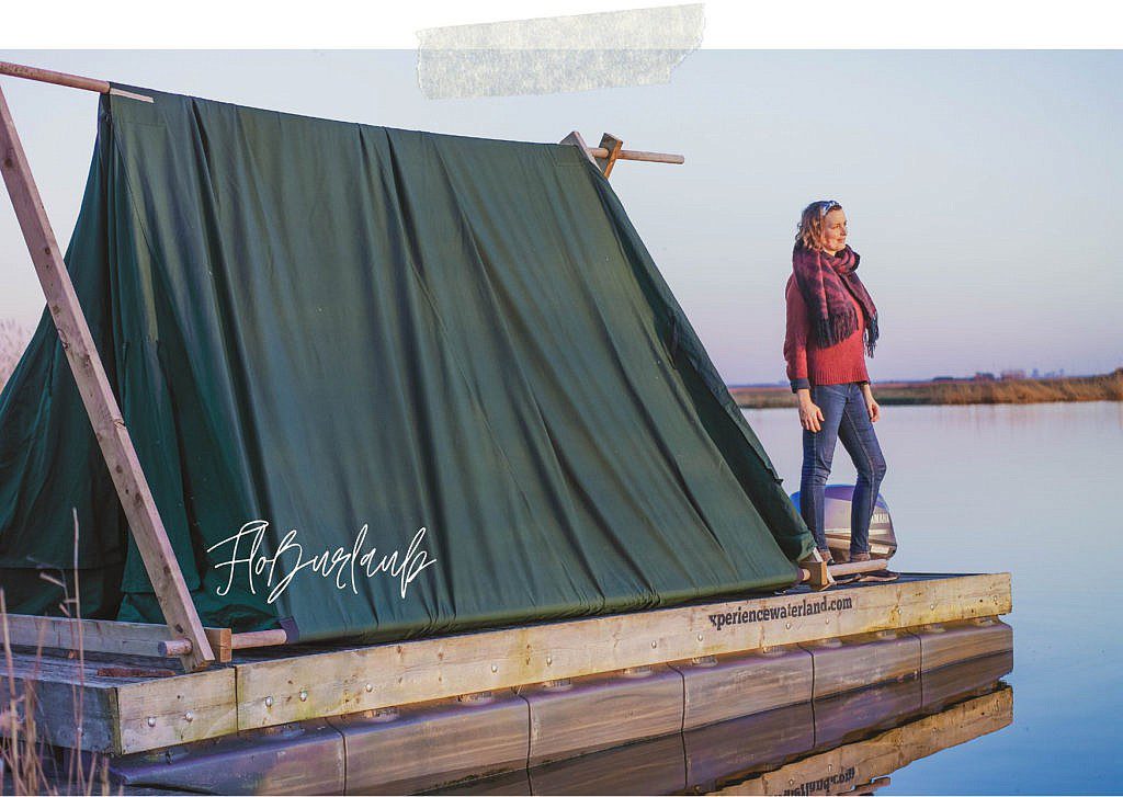 Mikroabenteuer Floßurlaub bei Amsterdam