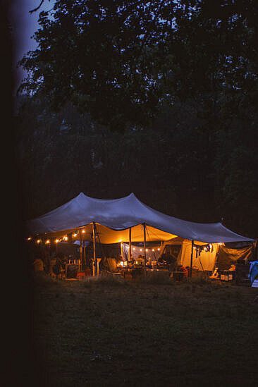 Campromantik in den Ardennen