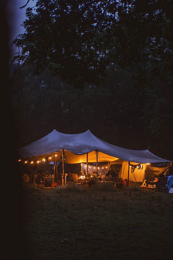 Campromantik in den Ardennen