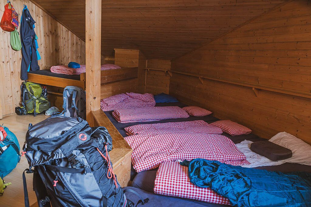 Lager Carschinahütte Prättigauer Höhenweg