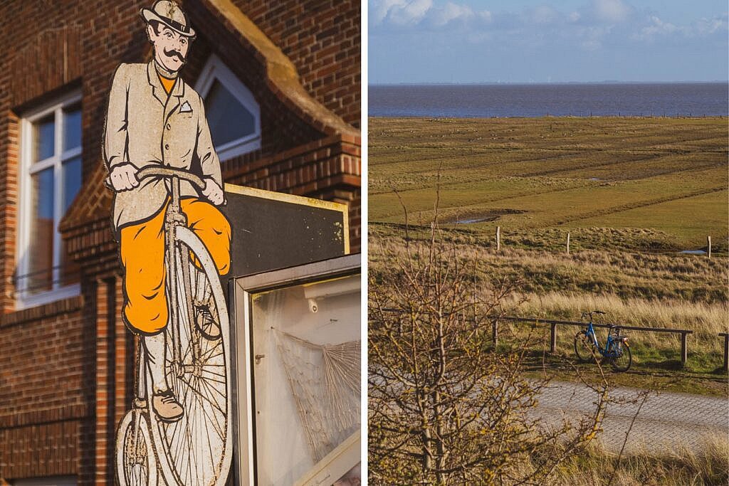 Radfahren auf der Insel Juist