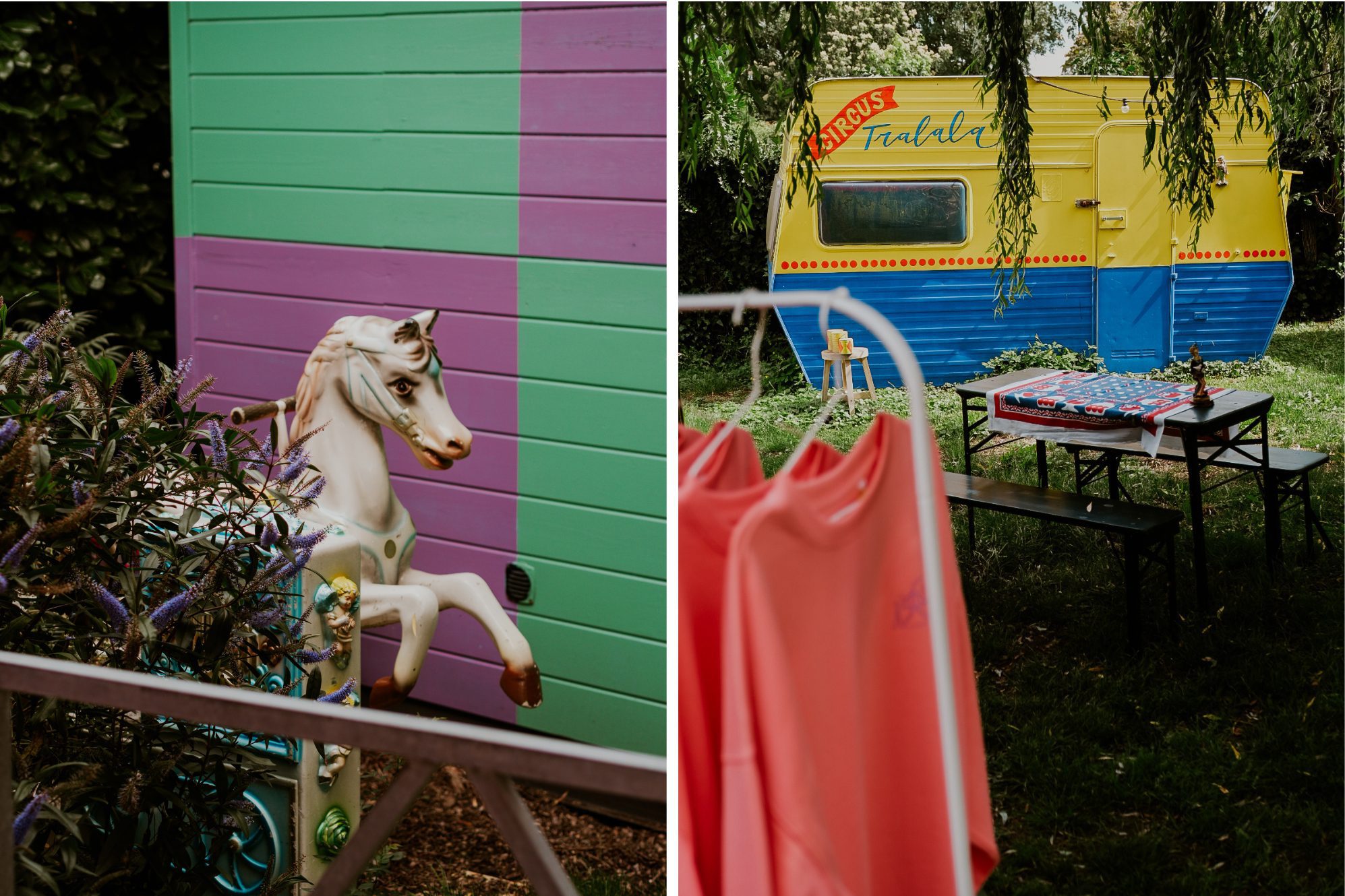 Schönste Retro-Zirkus-Vibes